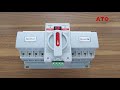 3 Pole & 4 Pole Automatic Transfer Switch, 6 to 63 Amps