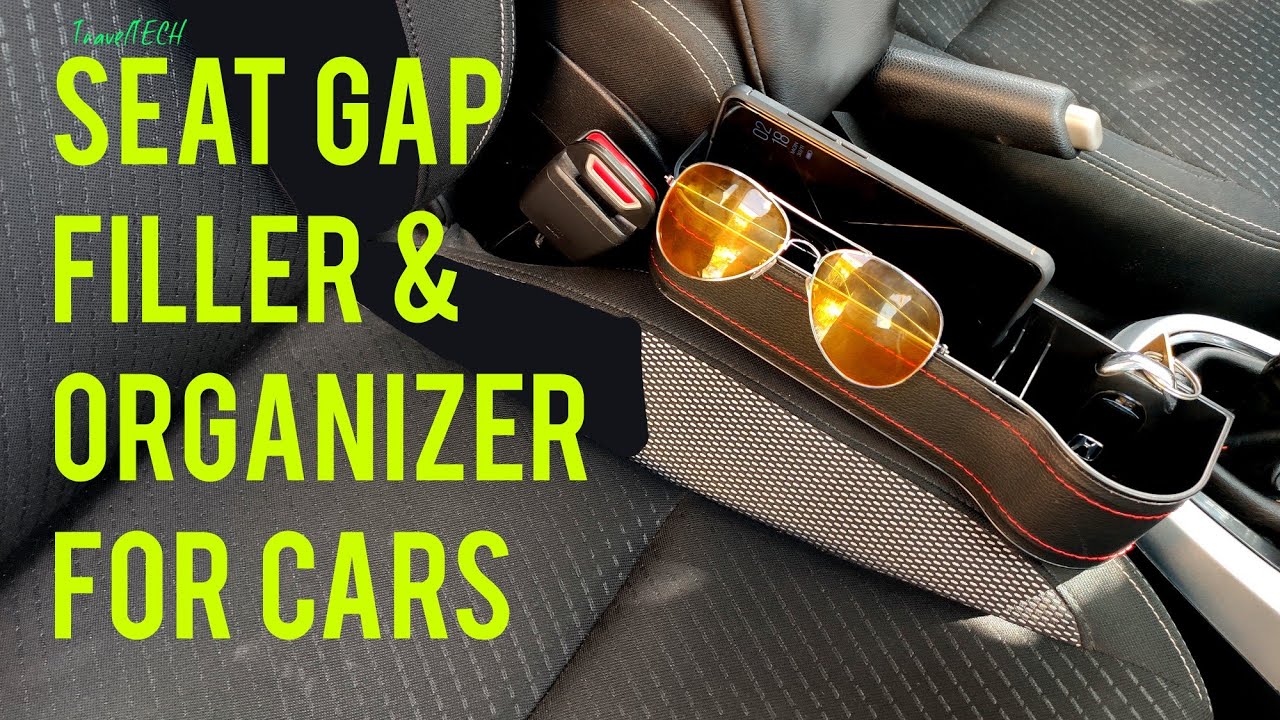 Seat Gap Filler & Organizer - Top Car Accessory - TravelTECH 