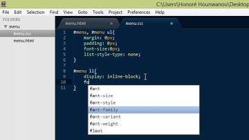 CSS Tricks - 2  - Créer un menu déroulant en CSS3