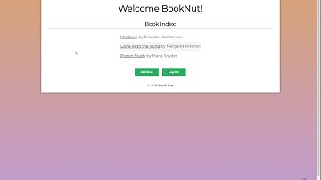 Sinatra CRUD MVC Project: Book List