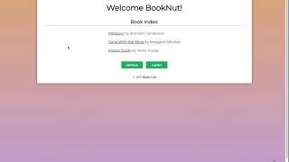 Sinatra CRUD MVC Project: Book List