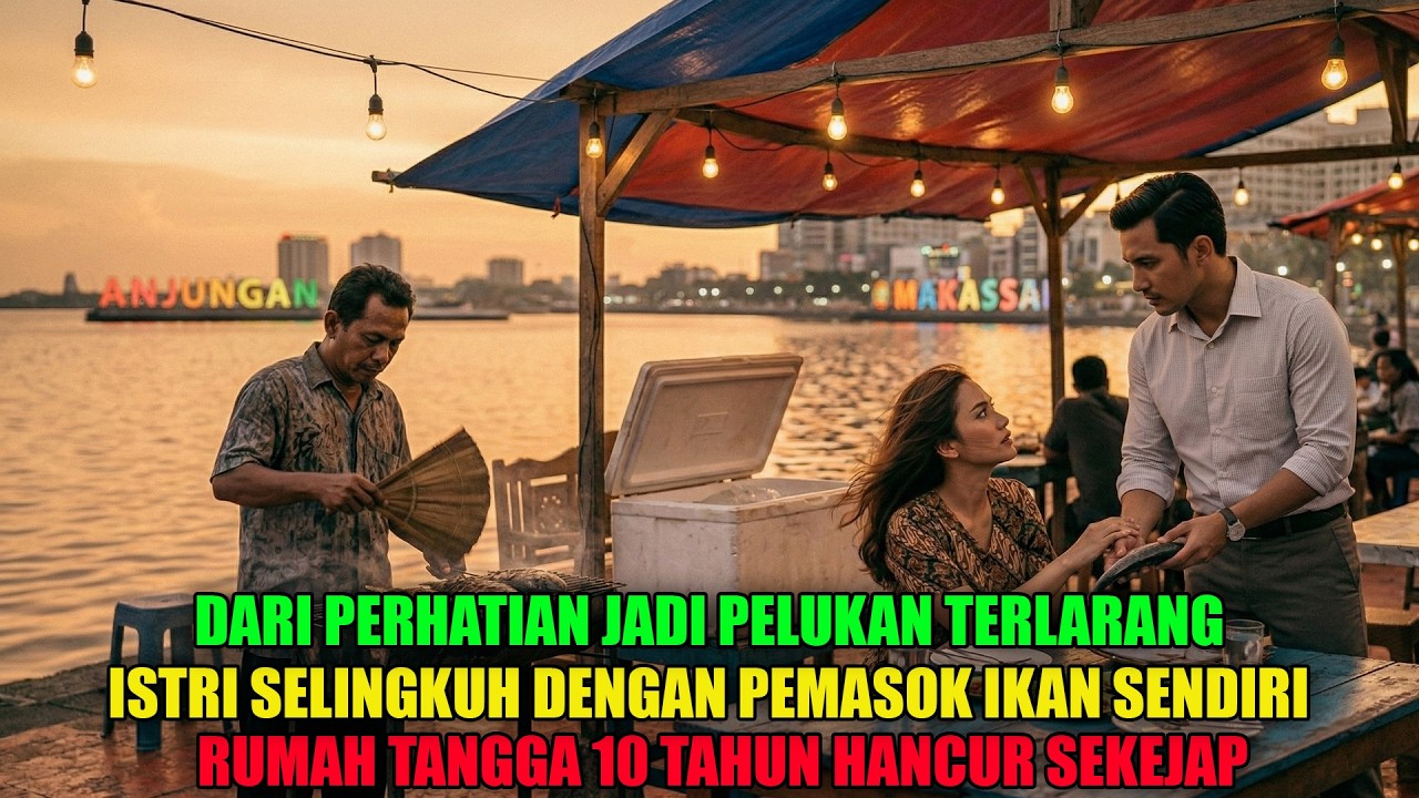 Suami Diam, Tapi Mengumpulkan Bukti... ISTRI PEMILIK WARUNG SELINGKUH DENGAN PEMASOK IKAN SENDIRI..