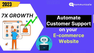 Automate Customer Support on your Ecommerce Website | AI Chatbot & Live Chat