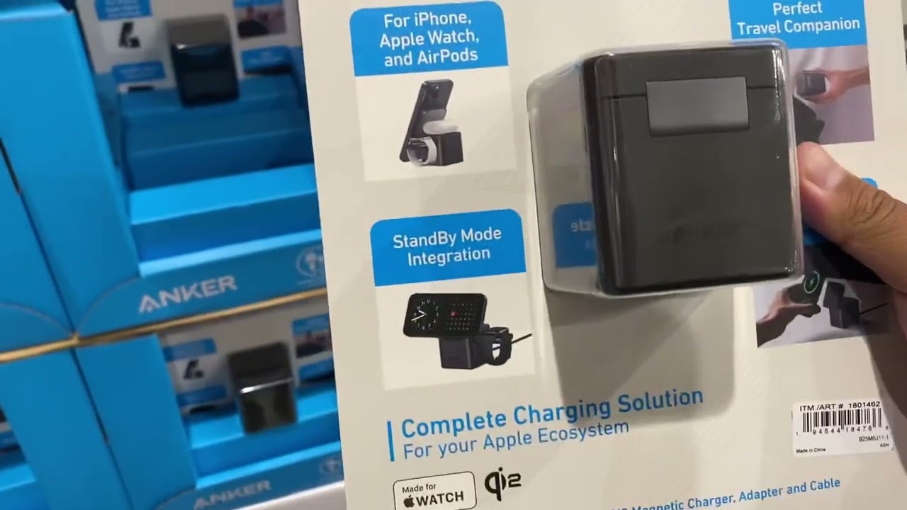 Anker 3-in-1 Cube Wireless Charger At Costco
