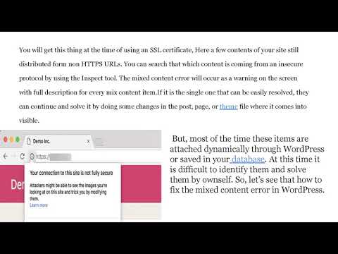 Quick Fix Mixed Content Error in WordPress
