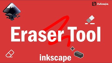 How to Use the Eraser Tool in Inkscape || Beginner