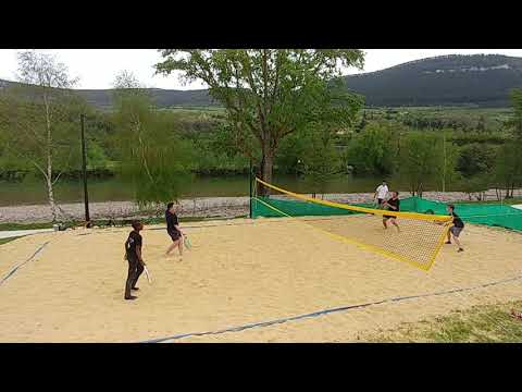 Beach Tennis sur la plage du Gourd de Bade