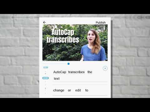 AutoCap automated captions Android app