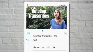 AutoCap automated captions Android app screenshot 2