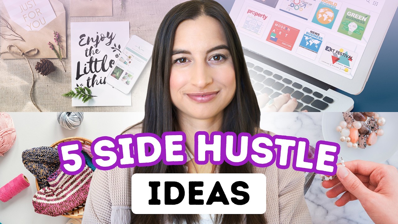 5 side hustles you can start from home (FUN & PROFITABLE)