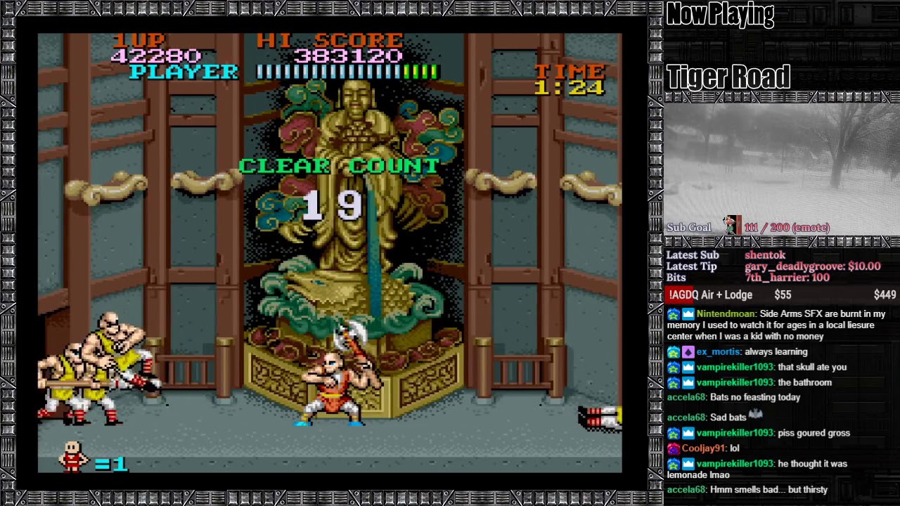 Tiger Road (JP) 1 credit clear [MiSTer FPGA]