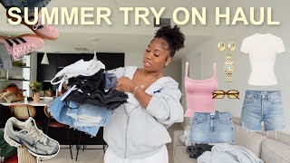 HUGE $1000 SUMMER TRY ON HAUL 🛍️ *pinterest inspired outfits* (PLT, ZARA, GARAGE &amp; more)