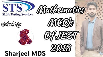 JEST 2018 Past Paper Mathematics Portion Solution || IBA SUKKUR