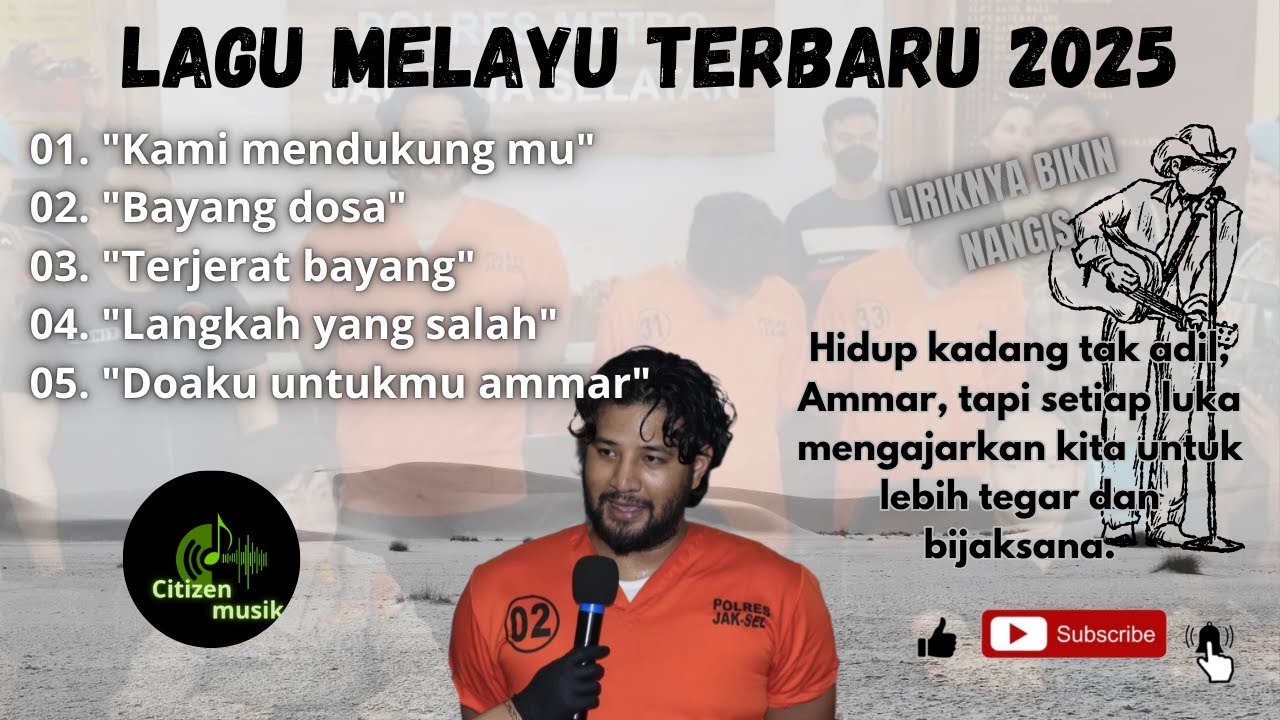 Dengarkan musik ini dijamin bikin kita merinding sedih -Lagu melayu paling dicari 2025 AMMAR ZONI