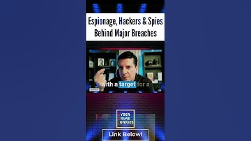 How Espionage Works Behind Data Breaches  #podcast #cybercrime #cybersecurity