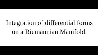 Differential Geometry Problem of the Day - 8/9/2026