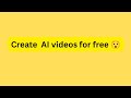 Create AI Videos &amp; Images for free with the help of these tools 1. chat Gpt, Grok ai , Gemini ai 