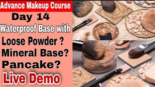 Professional Free Makeup Course Day 14 - Parlour Secret Mineral Bridal Waterproof Base