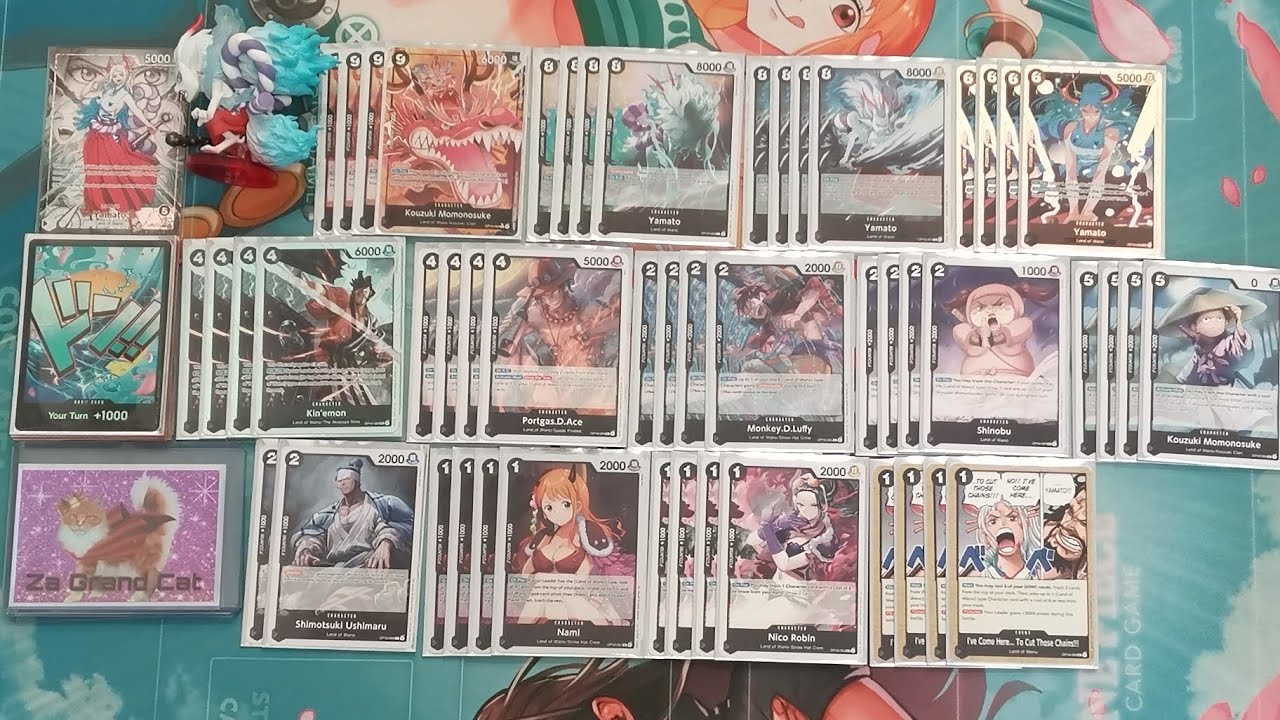 one piece tcg yamato deck list OP16 Black Yamato! Deck List Tutorial One Piece TCG