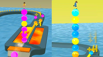 Stack Rider 🥎🏀🏐 Walkthrough Gameplay 🎮 Android Ios