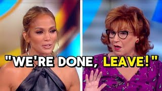 Jennifer Lopez Kicked Off The View After Heated Argument With Joy Behar