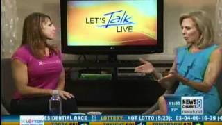 Lisa Reed on "Lets Talk Live" Channel 8, DC May 29, 2012 "Get Your Body Ready For Summer"