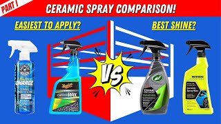 BEST Ceramic Spray for YOUR Car?  Ceramic Spray Comparison!  //  Car Care Product Review
