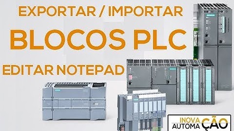 Importar e Exportar Blocos e Criar Blocos via Texto PLC CLP TIA Portal Siemens