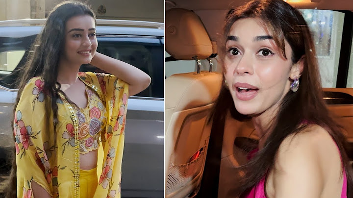 Chahat Pandey & Eisha Singh Spotted At Andheri For Sara Arfeen's Kid's Birthday Celebration