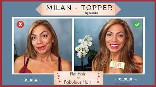 Milan Hair Topper By Noriko