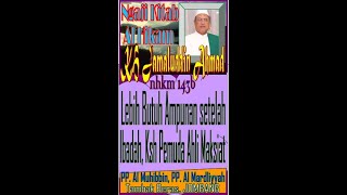Lebih Butuh Ampunan setelah Ibadah, Ksh Pemuda Ahli Maksiat, KH Jamaluddin Ahmad, Hikmah 143b