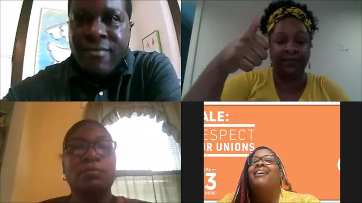 Lynelle Graham, Local 34 UNITE HERE, at May Day: "...
