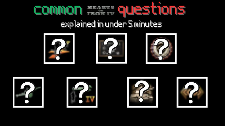 Every common Hoi4 question explained - in under 5 minutes