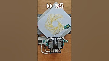 LEGO drawing machine in action - drawing amazing flower🖍