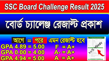 SSC Board Challenge Result প্রকাশ 2025। এসএসসি বোর্ড চ্যালেঞ্জ রেজাল্ট সকল বোর্ড রেজাল্ট প্রকাশ ২০২৫