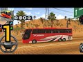😱 New Real City Coach Bus Driving 3D Realistic Gameplay