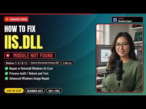 Missing iis.dll? Here Is The Fix!