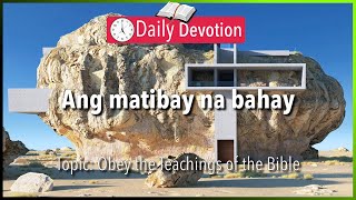May 6: Matthew 7:24 - Obey the teachings of the Bible - 365 Bible Verses Everyone Should Know screenshot 4