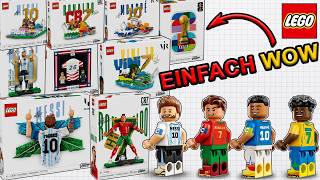 RONALDO, MESSI, MBAPPÉ und VINI JR als MINIFIGUREN, DAS sind die WM 2026 SETS|LEGO Editions News