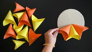 Unique Paper Wall Hanging / Paper Craft For Home Decoration / Easy Paper Flower Wall Hanging / DIY