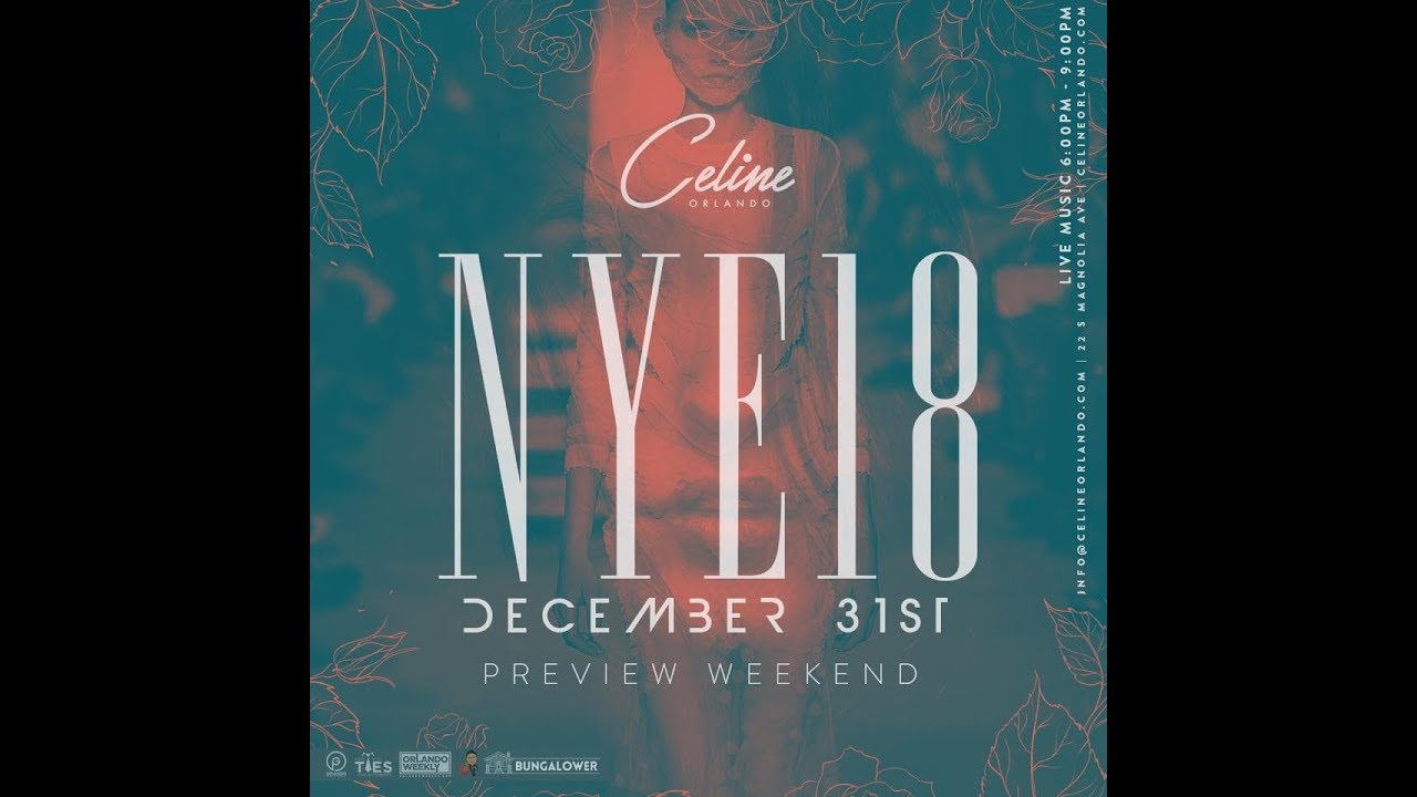 Celine Orlando NYE Party Promo YouTube