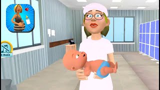 Pregnant Mother Simulator Game-Pregnant Mom & Baby #6 | Giving a Birth screenshot 2