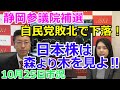 2021年10月25日【静岡参議院補選 自民党敗北で下落! 日本株は森より木を見よ!!】(市況放送【毎日配信】)