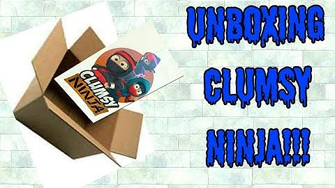 Clumsy Ninja Gameplay Trailer!! Unboxing #2|