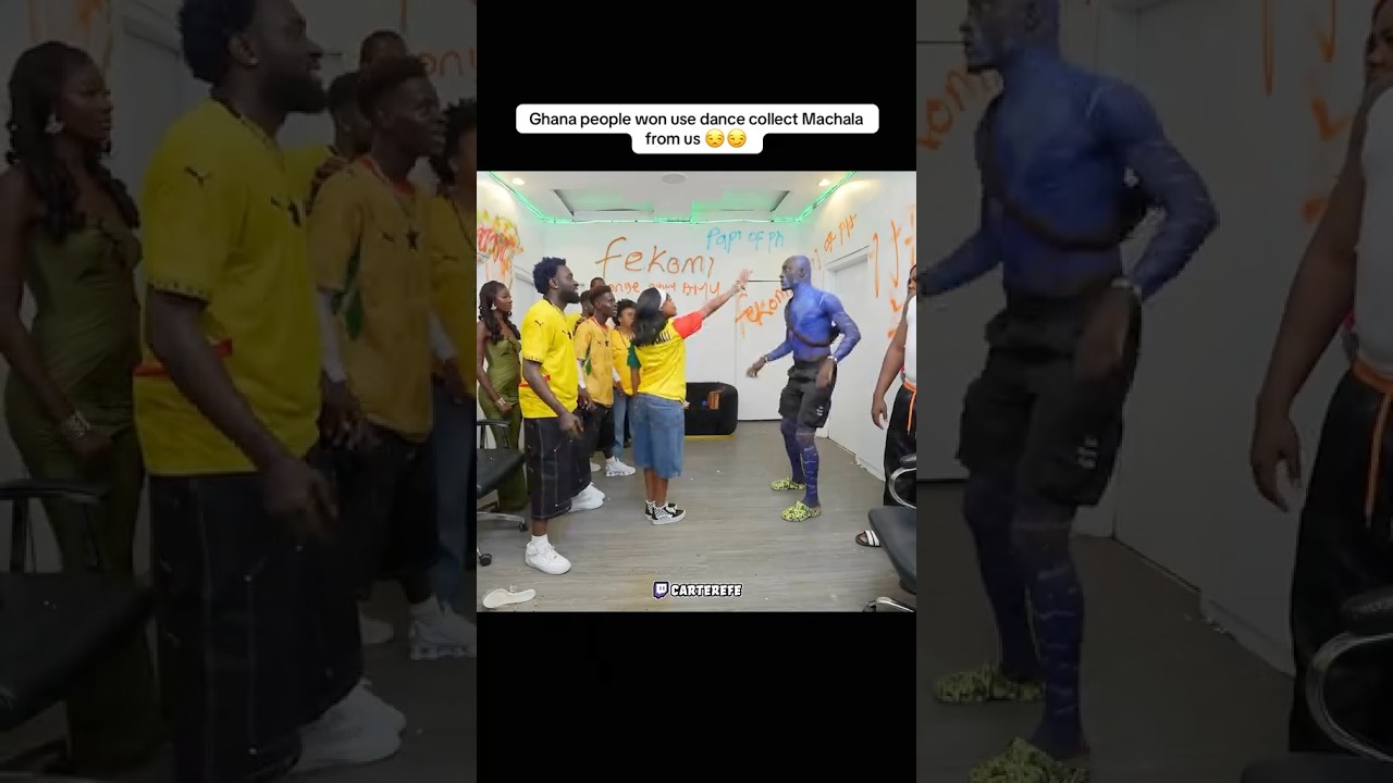 Ghana people won use dance collect Machala from us 😂😂😂 #carterefe #funny