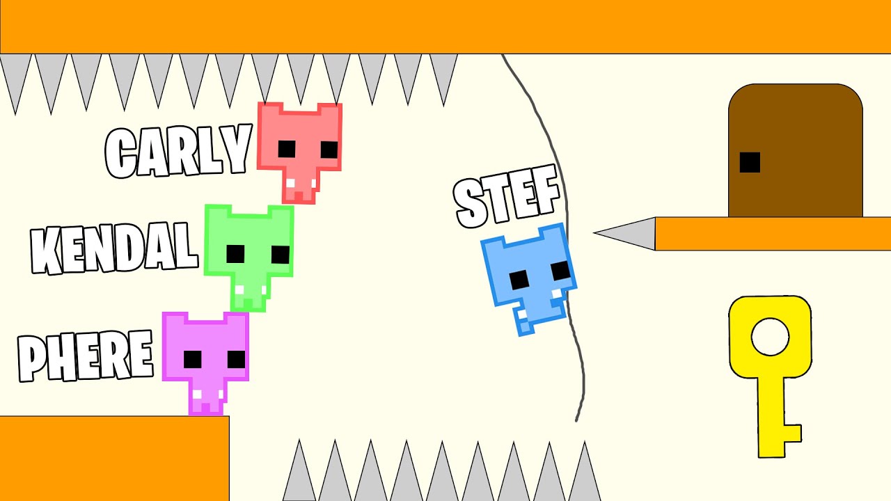 GIOCHIAMO A PICO PARK PER LA PRIMA VOLTA INSIEME - STEF & PHERE, CARLY & KENDAL