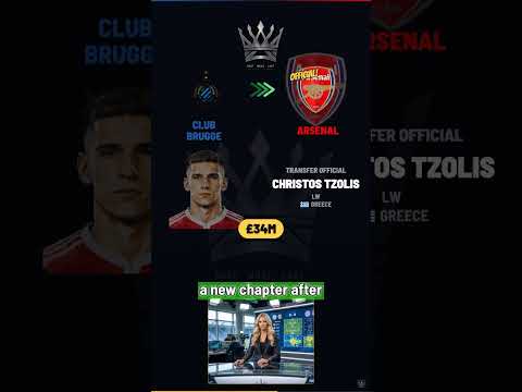 Christos Tzolis to Arsenal — Transfer Official