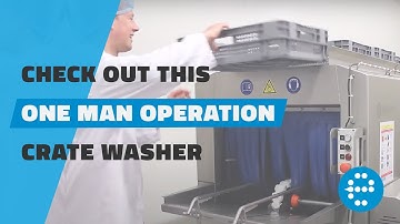 Industrial crate washer for E-crates | Elpress