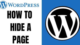 How to hide a page on WordPress ll Hide a wordpress page 2023