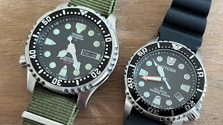 The Best & Most Affordable Citizen Dive Watches for Small Wrists: Promaster EO2020-08E & NY0040-09EE